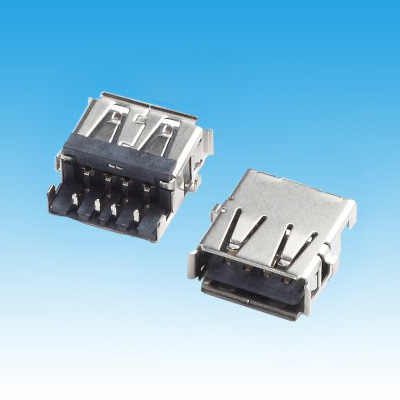 PH USB A/F DIP 90° 沉板式