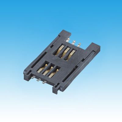 PH SIM 6P 翻盖卡座 D款